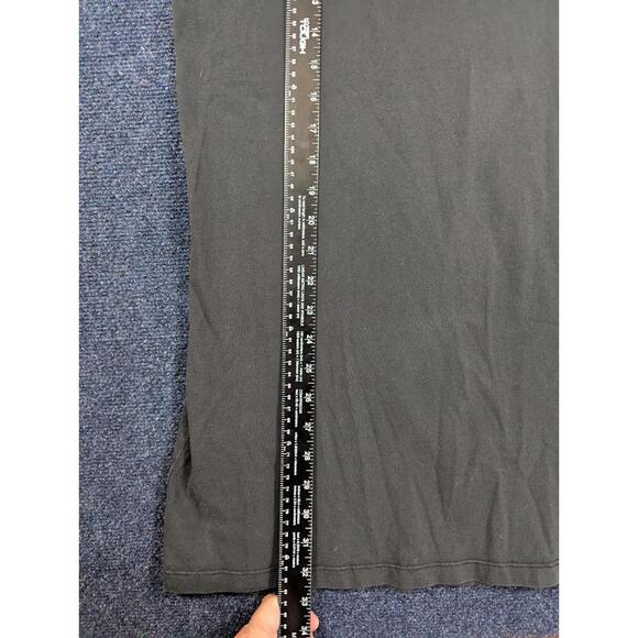 Madewell Garment-Dyed Allday Crewneck M Long Tee Shirt / Dress Coal Gray Preppy - Picture 5 of 6